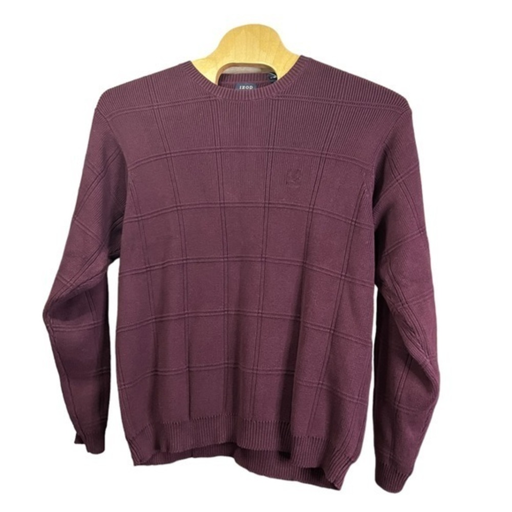 Izod Men’s Pullover Crewneck Sweater Wine‎ Tasting Size 2XL NEW